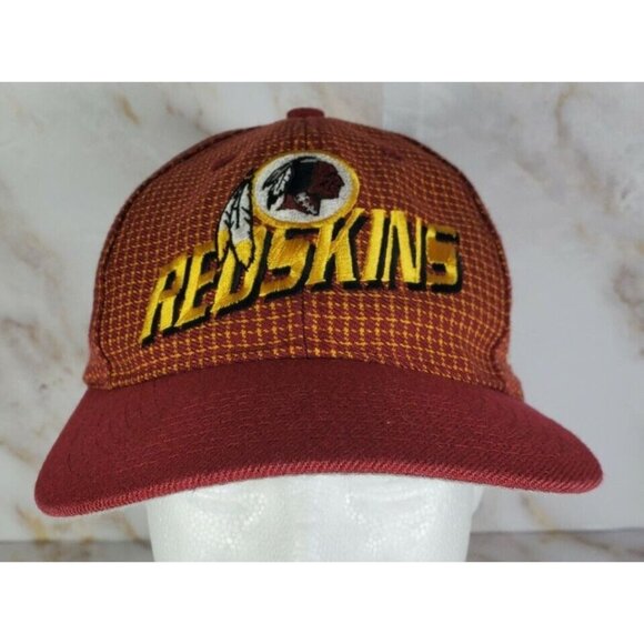 Vtg 90s Washington Redskins Logo Athletic NFL ProLine Football Strapback Hat Cap - Picture 1 of 8